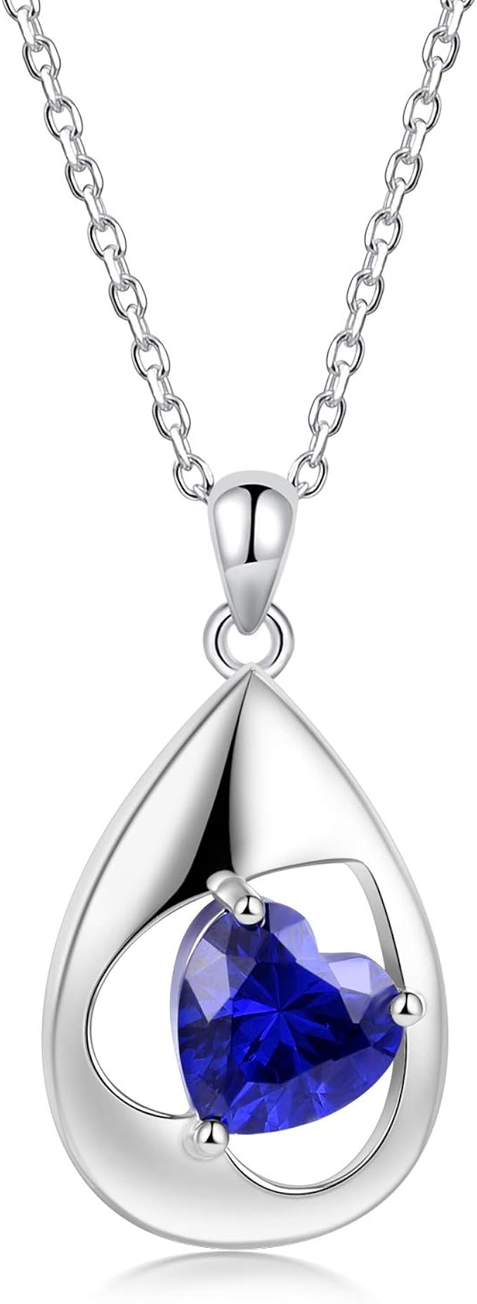 zgby s925 泪珠骨灰项链纯银纪念火葬首饰纪念品骨架吊坠礼品