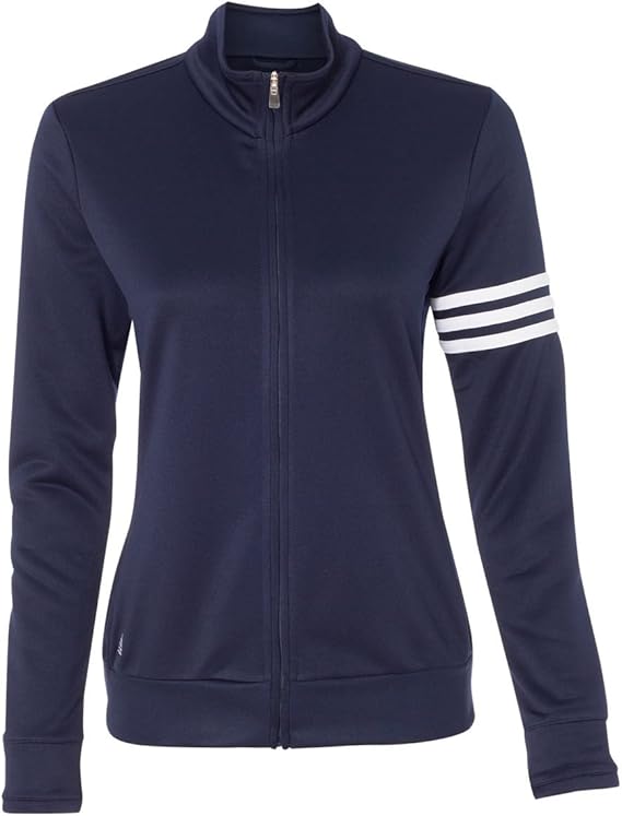 adidas 阿迪达斯 女式 climalite 3 条纹套头 (a191) -*蓝/白色 -3xl