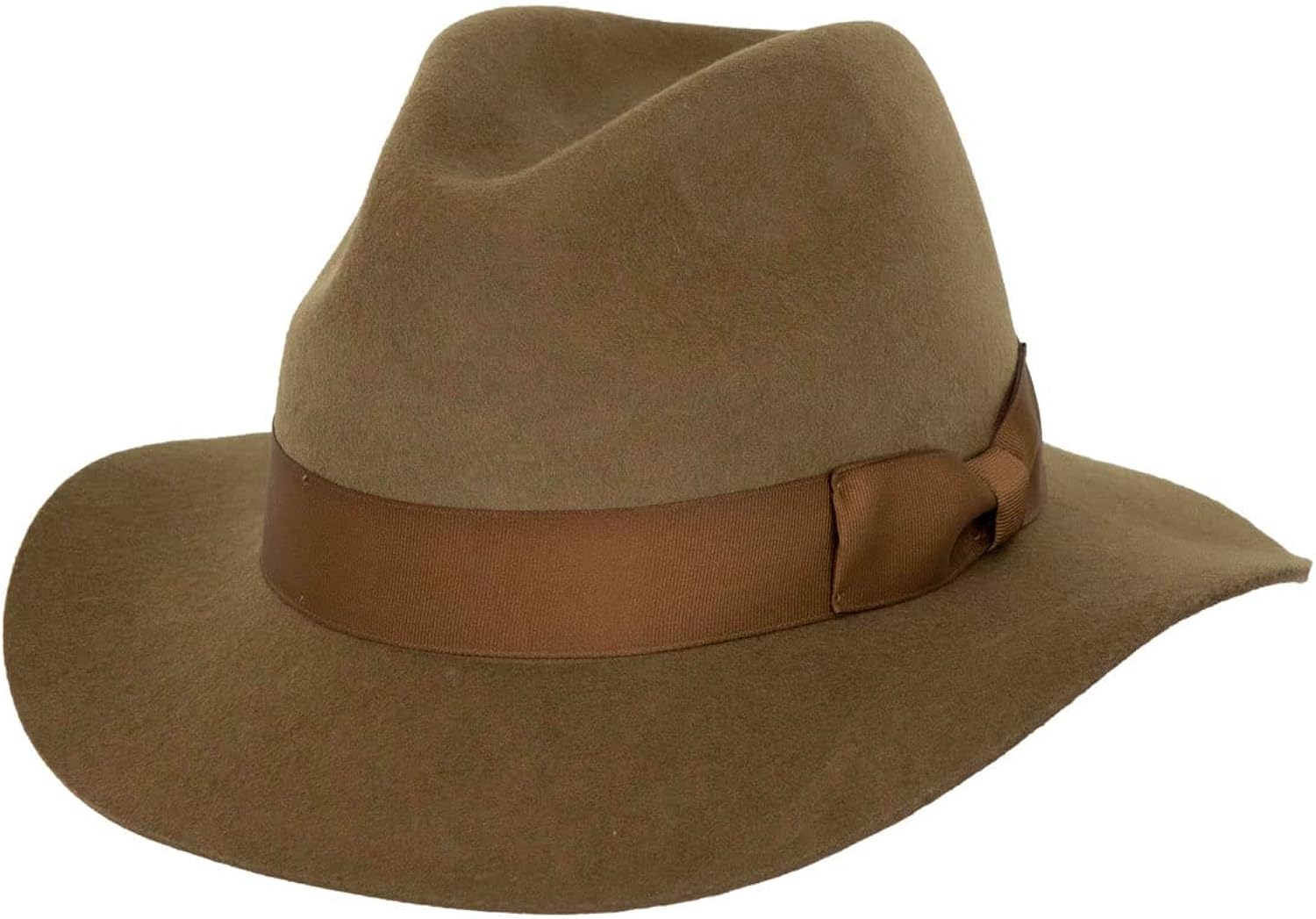 outback trading 中性成人经典橡木防紫外线防水宽边羊毛毡户外帽带