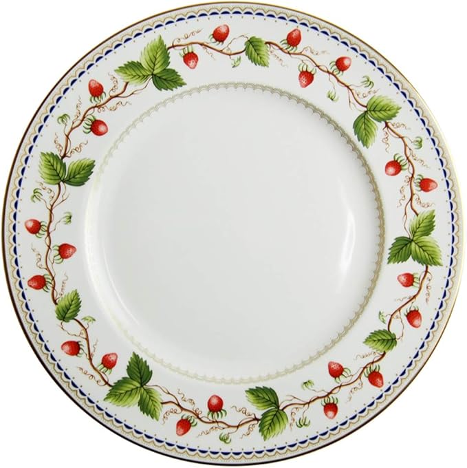 wedgwood(wedgwood) 中盘子 野外草莓 艺术 板 27cm