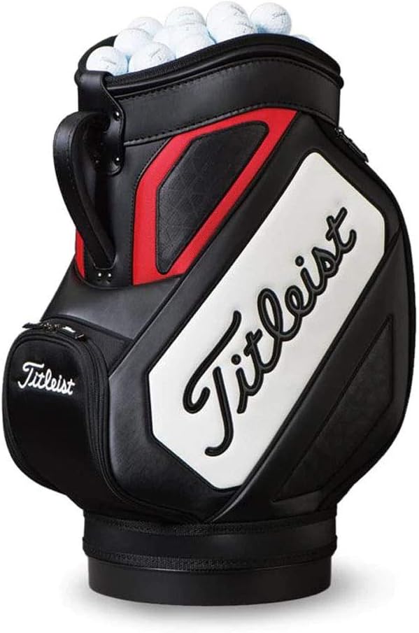 titleist den caddy 中性成人单尺寸高尔夫球袋,白色