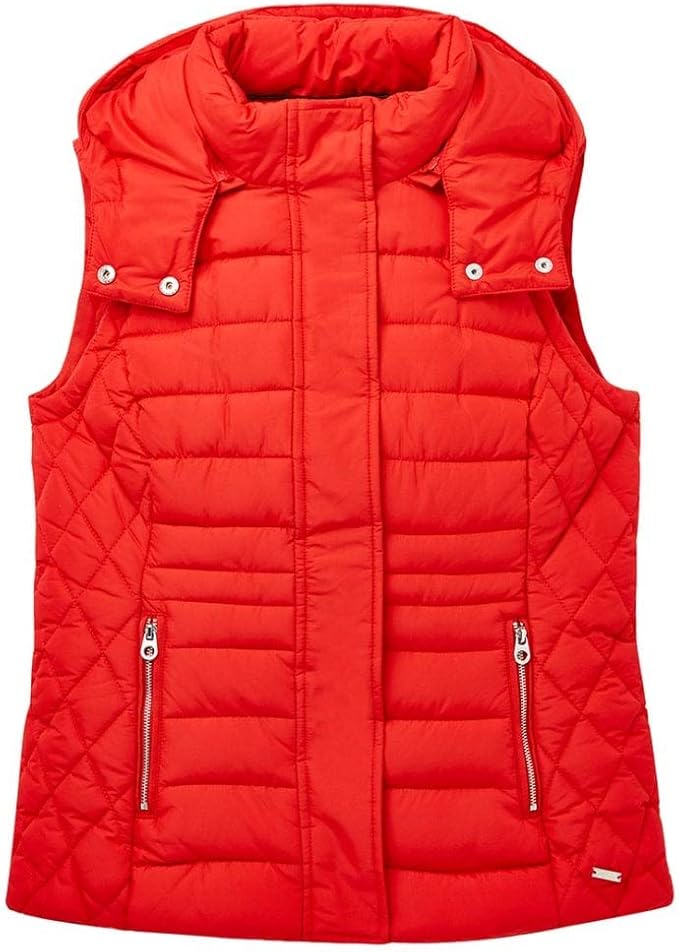 joules padston 女士户外背心 红色 uk18 eu46 us14