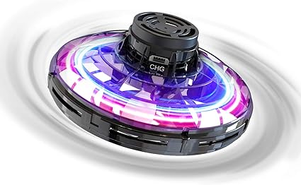 Athleria 手工操作无人机 Flynova 放松解压飞行玩具 手指控制无人飞行路径创意游戏 适用于儿童 成人 室内 户外团体玩具黑色 亚马逊中国 玩具