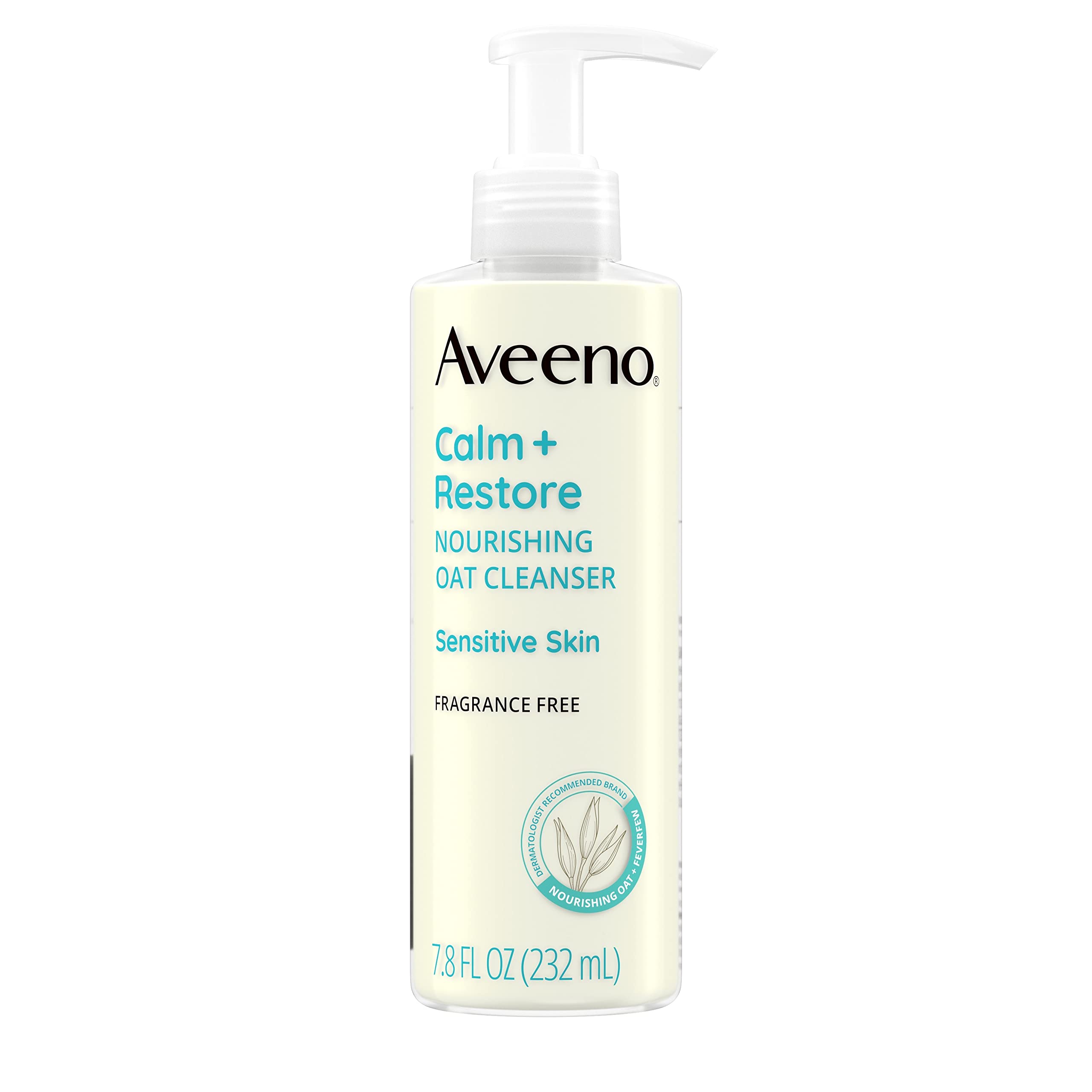 Aveeno Calm and Restore Nourishing Oat Cleanser - 7.8 fl oz (approx. 230.7 ml)
