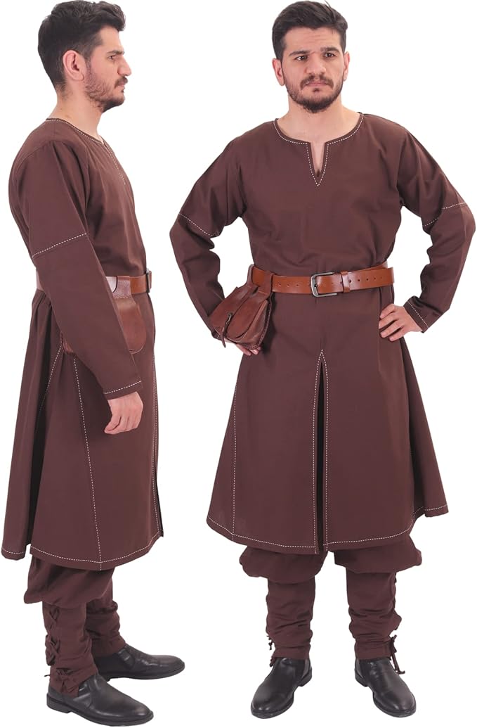 arvid 中世纪维京男士束腰外衣 : 亚马逊中国: 服饰箱包
