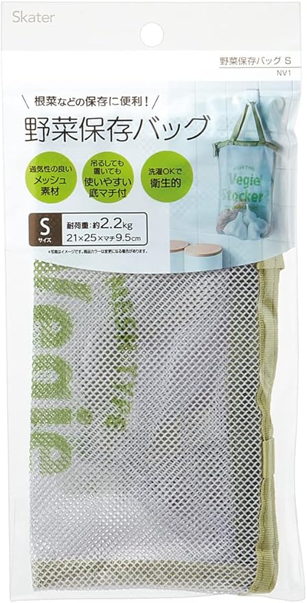 Skater 蔬菜网蔬菜保存袋s 21x25x厚9 5厘米基本款nv1 A スケーター Skater 价格报价图片
