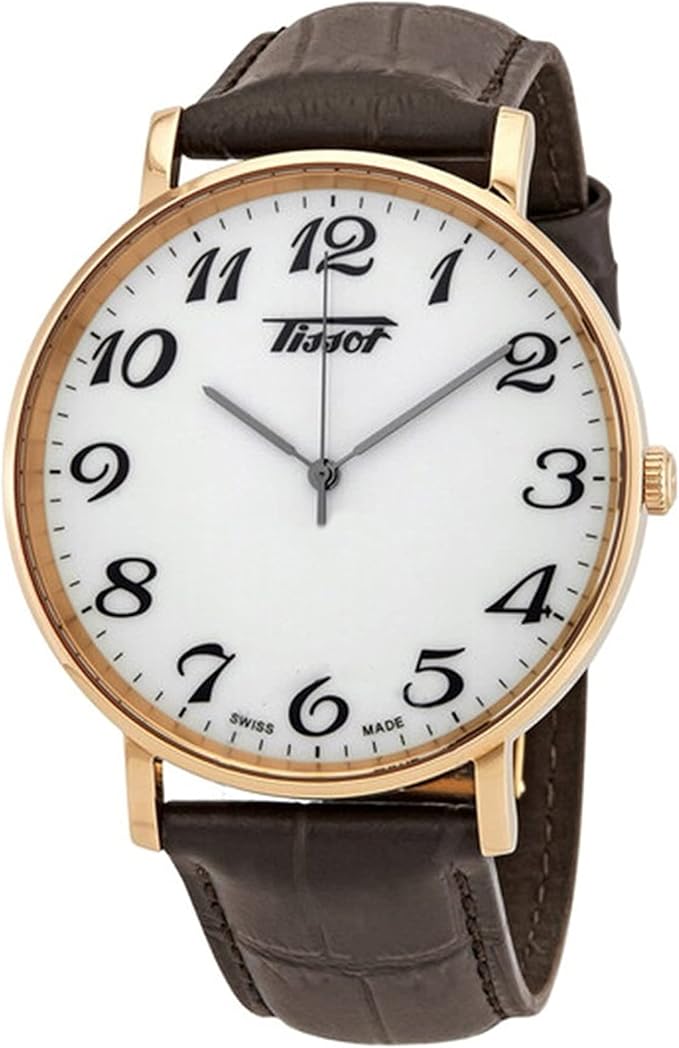 tissot 天梭 everytime 大号石英白色表盘男式手表 t109.610.36.012.