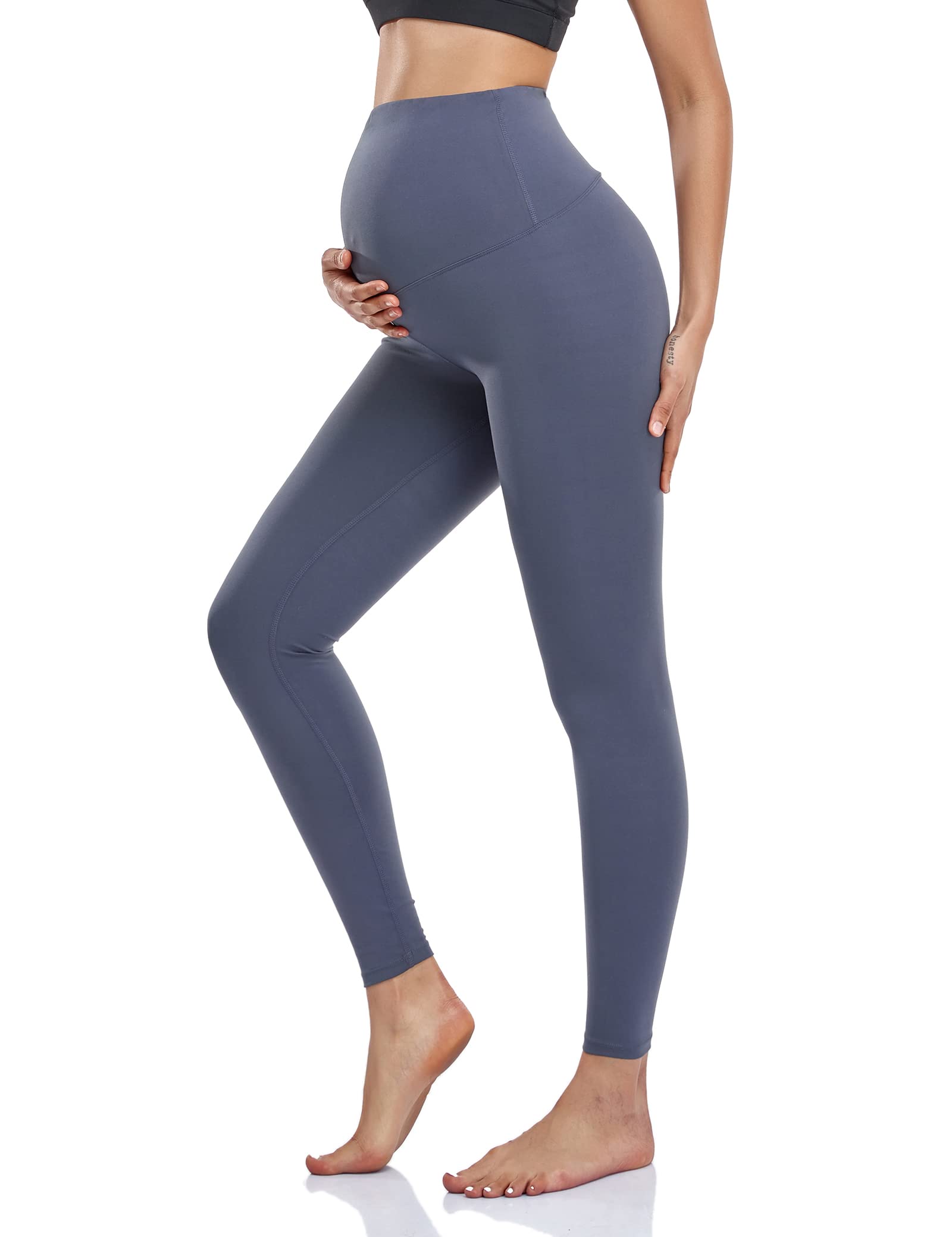 3AXE Women's Pregnant Women's Leggings, Super Soft Pregnant Women's Yoga Pants, Hip Warm Underwear Exercise Leggings