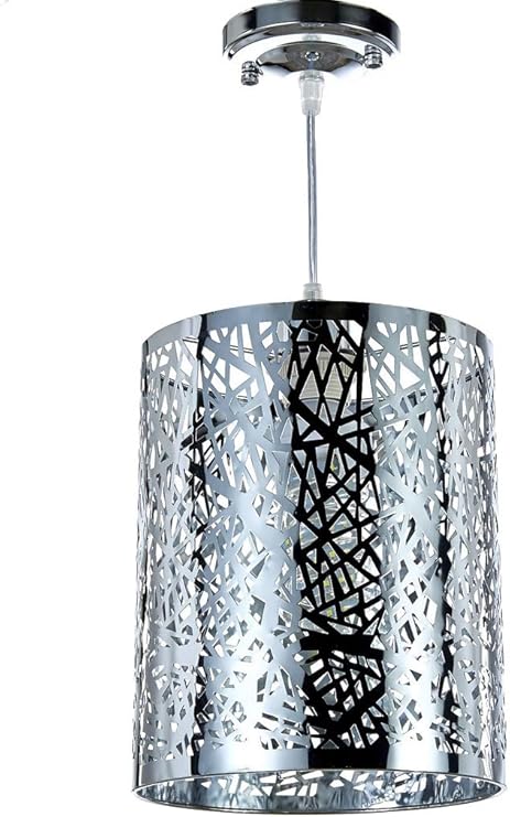 diamond life 单灯镀铬金属灯罩吊灯吊灯灯具