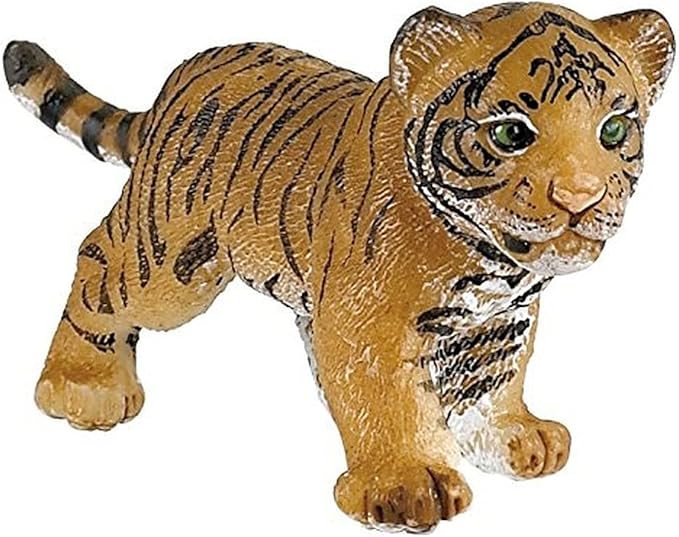 papo 法国 仿真收藏 动物模型 野生动物王国系列 幼虎 50021