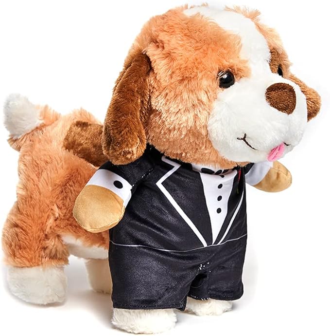 cuddle barn - my favorite pet duke | 会说话的小狗毛绒填充动物