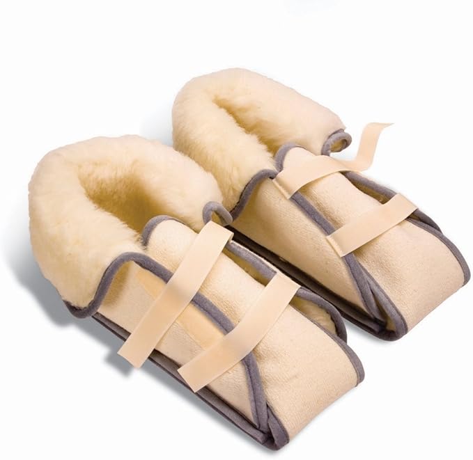 nrs healthcare 羊毛脚保护靴,带羊毛 - 一对