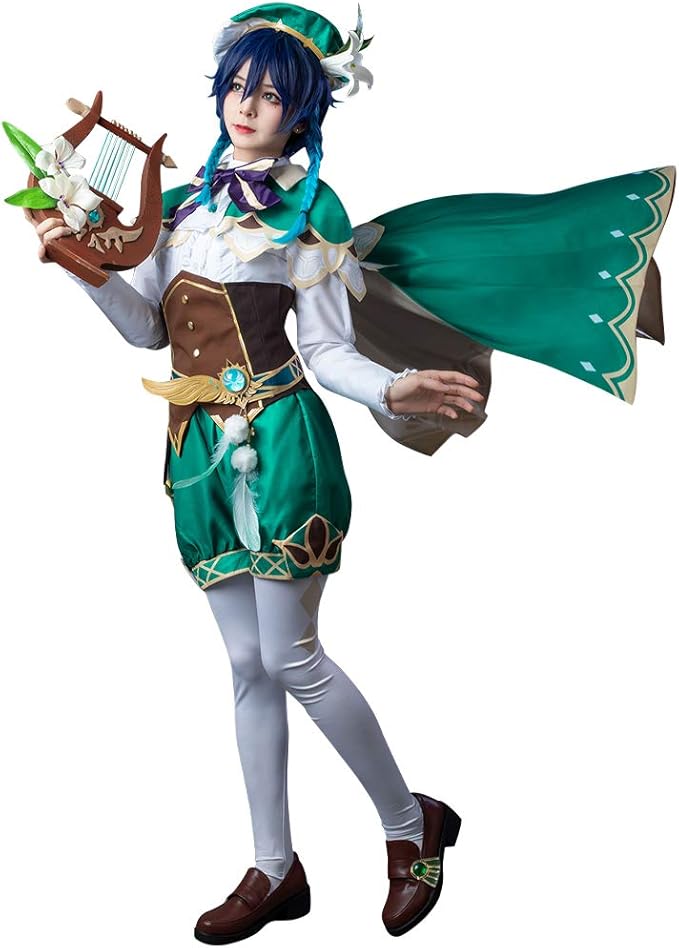 cosfun game genshin impact venti 角色扮演服装套装 mp006229_103