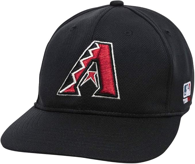 亚利桑那响尾蛇队(黑色)成人可调节帽 mlb 官方*职业棒球仿制球帽