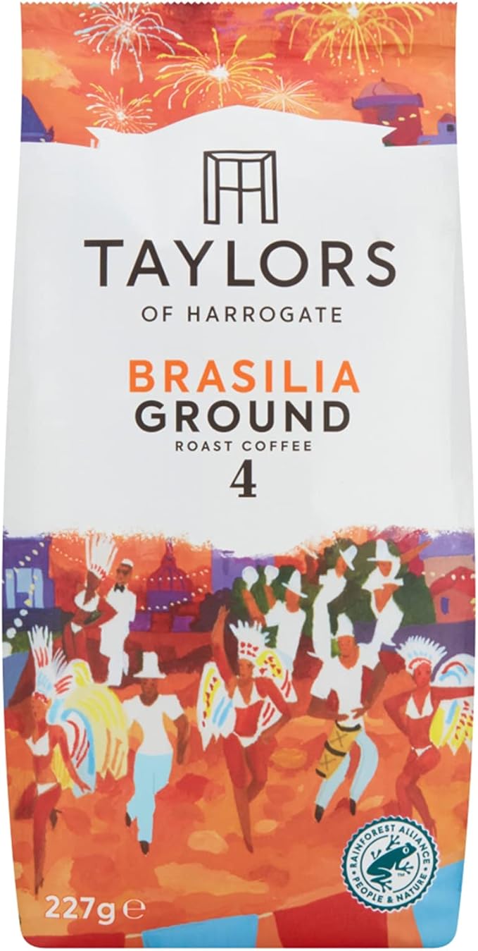 哈罗盖特巴西利亚的泰勒研磨咖啡,227 克(6 件装)