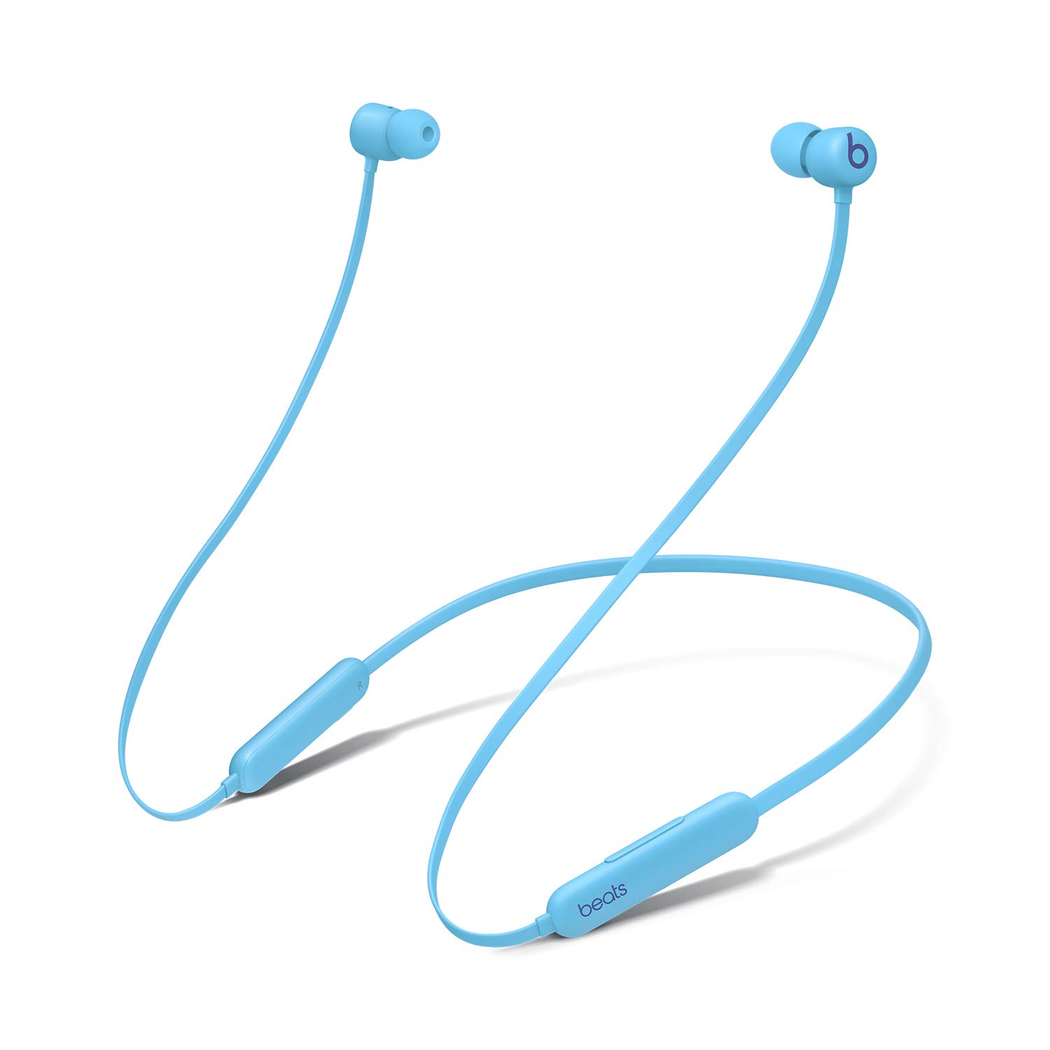 Beats Flex Wireless Earbuds - Apple W1 headphone chip, magnetic headphones, Level 1 Bluetooth,12 hours listening time, built-in microphone - blue