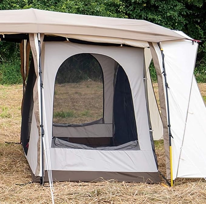 two 户外 露营 内部帐篷 内部t/c 浅灰色×深棕色