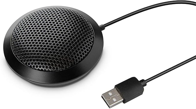 会议麦克风 - 便携式 usb 电脑麦克风,360° 全向立体声 pc 麦克风