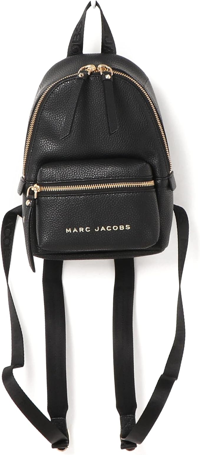 marc jacobs everyday explorer 迷你皮革背包, 黑色//白色, 小