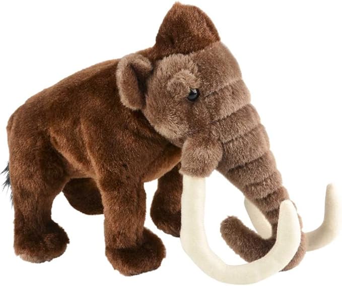 forest &amp; twelfth 10 英寸填充羊毛猛犸象毛绒玩具,雄伟动物