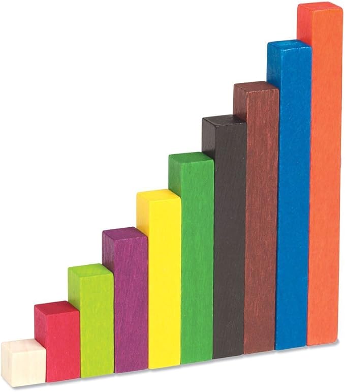 learning resources cuisenaire rods small group set: wood