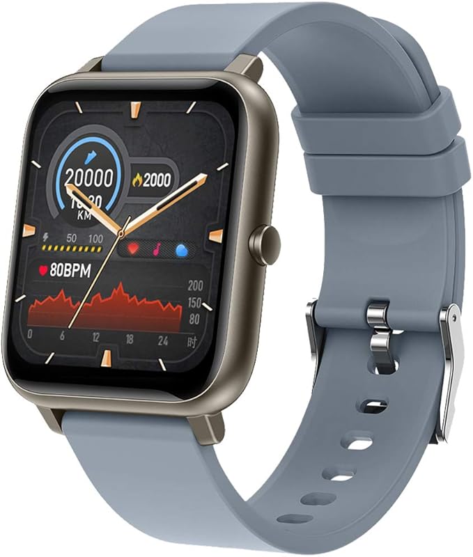 ebakin 智能手表 健身追踪器 全触摸屏 适用于 android ios 手机 健身