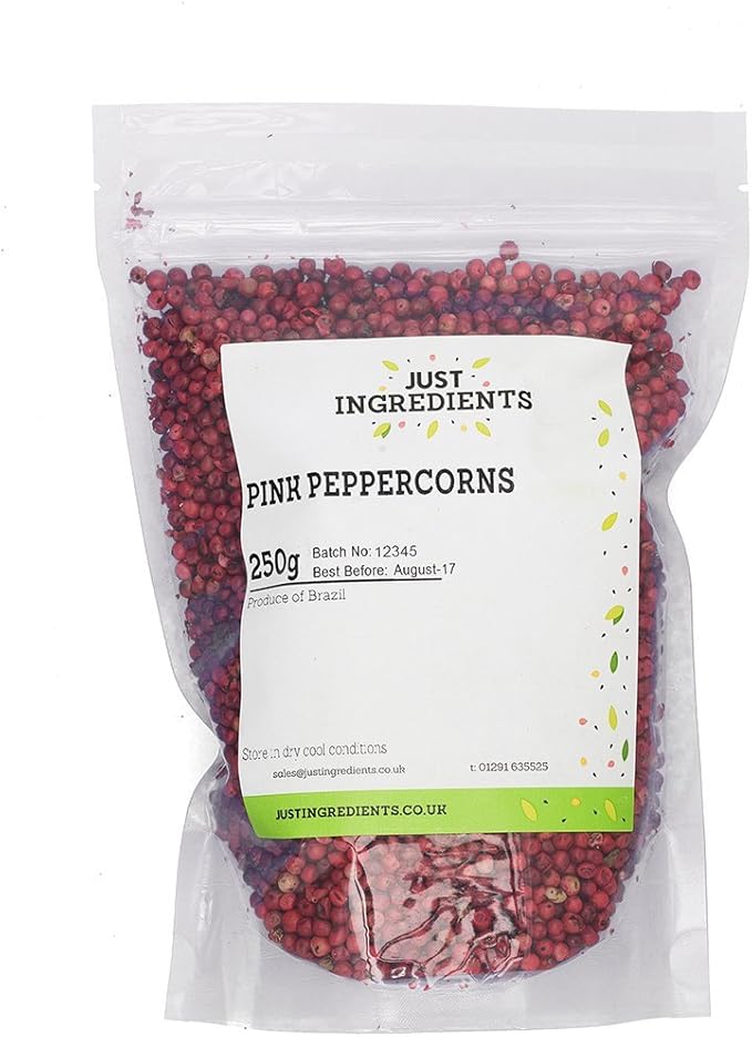 justingredients essentials pink peppercorns 1 kg