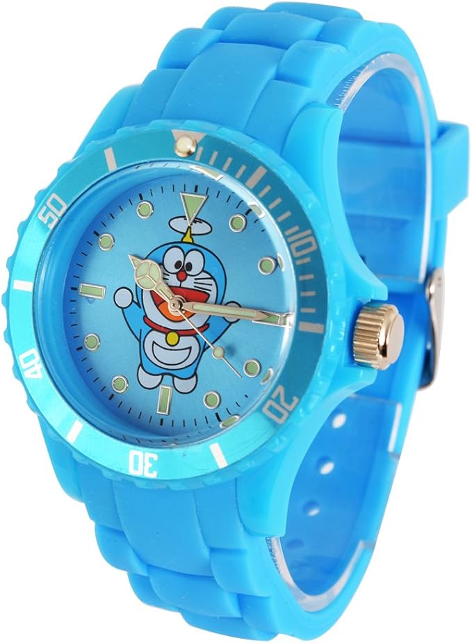 willis 伟力仕 天然无毒树脂儿童卡通手表(蓝色叮当猫)