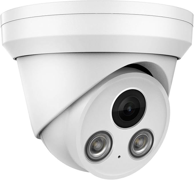 hikvision)超高清 4k 8mp poe ip 摄像机,彩色/红外两光源合一摄像头