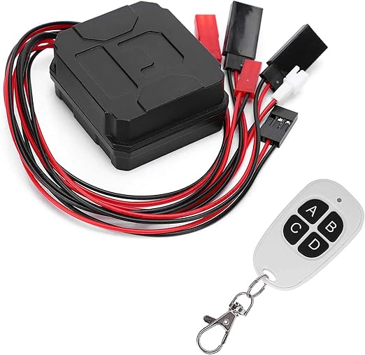 ruizhi rc 汽车绞车控制器,遥控器接收器套装适用于 rc4wd trx4 scx10