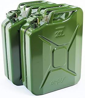 oxid7 2件 汽油罐燃料罐 金属 20 升橄榄绿,经联合国批准