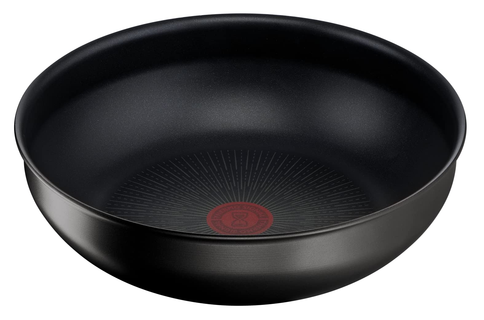 Tefal Ingenio Unlimited On 6cm wok, stackable, sensing, easy to clean, non-stick coating, heat indicator, black, L7677