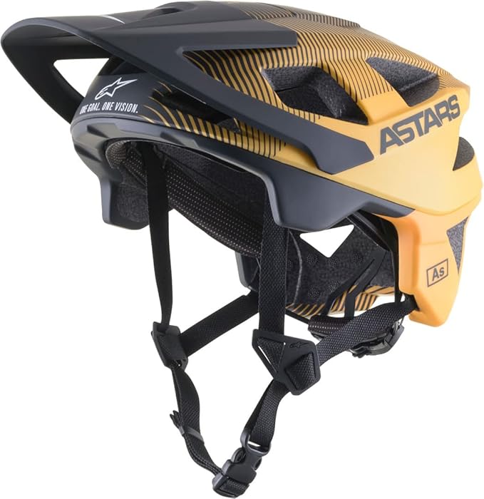 alpinestars 中性款 vector pro a2 头盔,哑光乌木色/橘色,s : 亚马逊