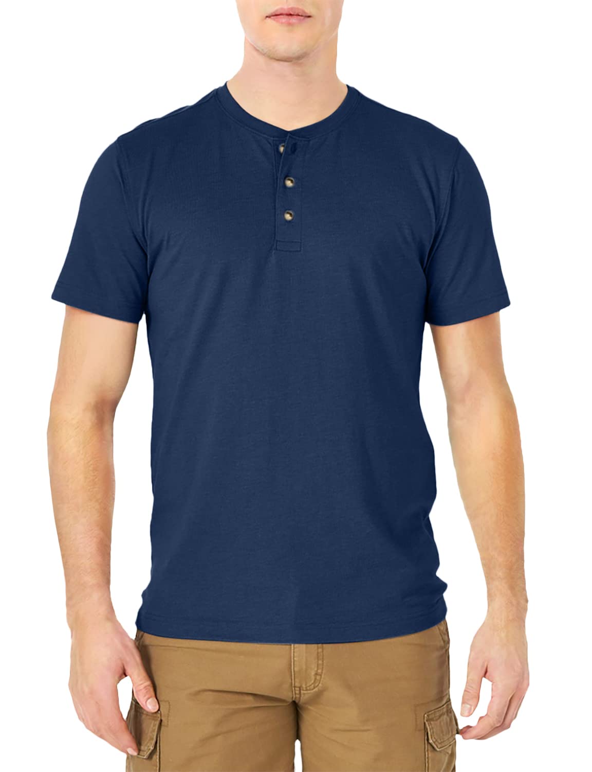 Wrangler Authentics men's short sleeve Henry T-shirt