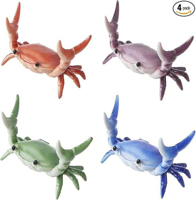 螃蟹笔筒 笔筒 日本创意可爱桌面装饰品 创意礼品架收纳文具 桌面装饰