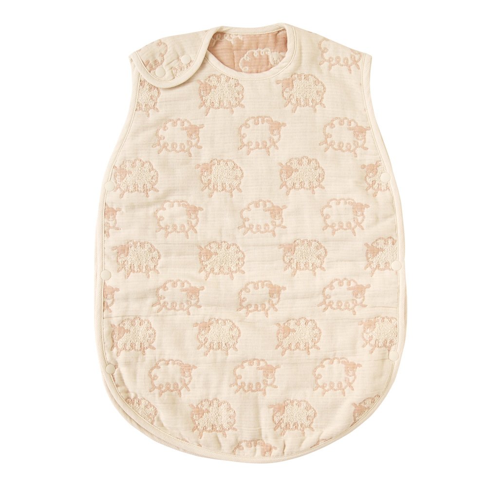 Hoppetta 10mois 6 layers Breathable gauze Children's Pajamas Sleeping Bag Cotton 100% suitable for newborns -3 years old Use merrymerry! Hundredfold length 58cm 7226