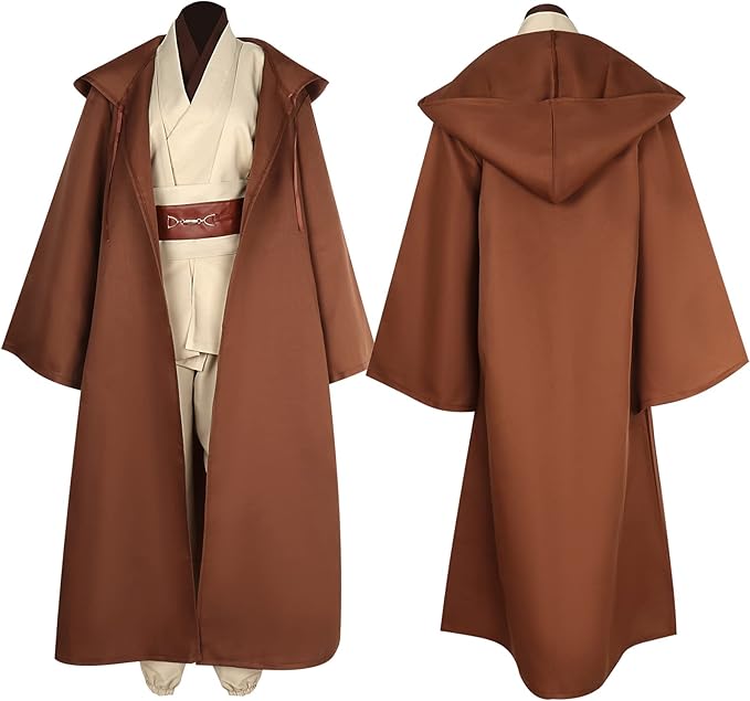 iminfit 成人绝地武士束腰外衣连帽长袍全套绝地武士束腰角色扮演服装