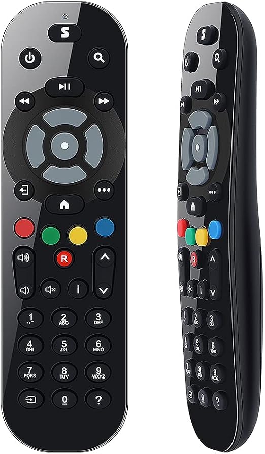gvirtue 红外遥控器,适用于所有 sky q,sky q 银色和 sky q 迷你盒子