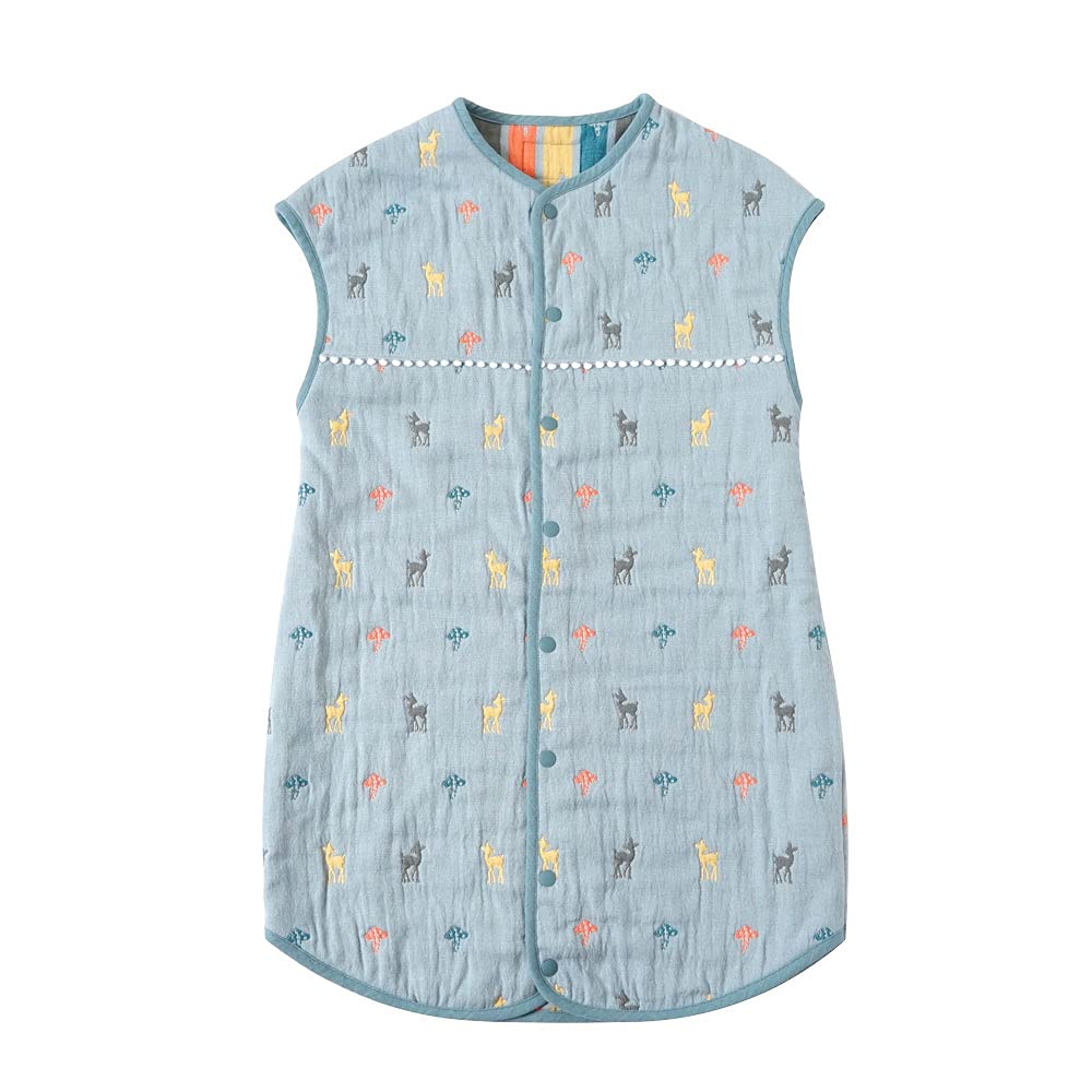 10mois (ディモワ) Amelie fluffy pajamas (6 layers of gauze) pajamas Youth size 21151054