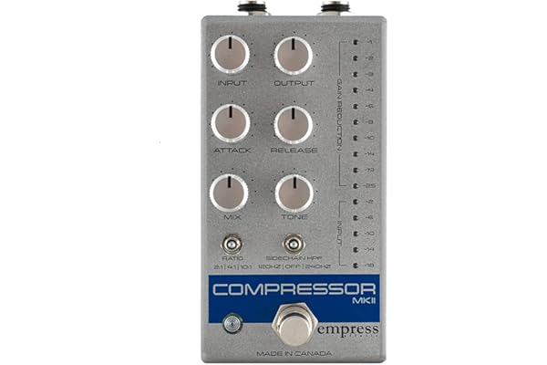 empress compressor mkii 吉他效果踏板,银色闪光,cp2s