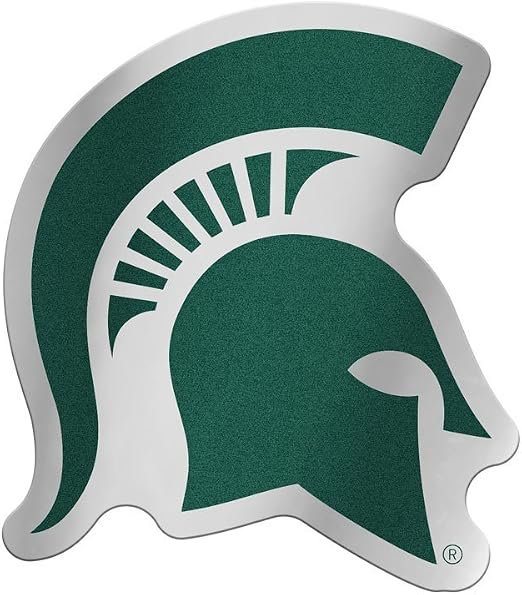 激光魔法 ncaa 密歇根州立大学斯巴达汽车徽章贴花