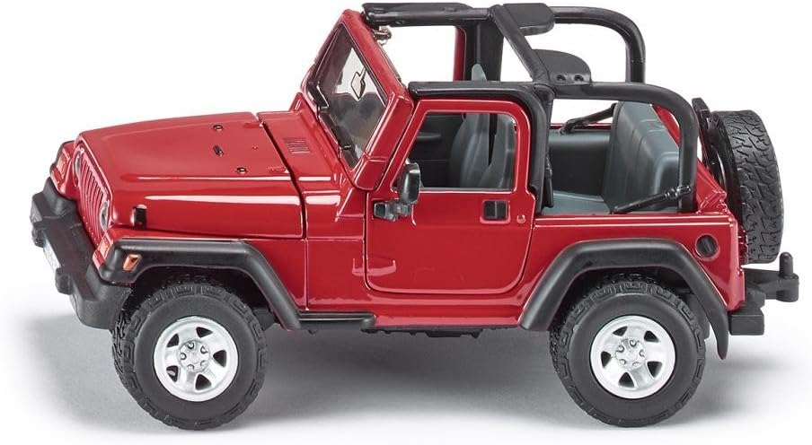 siku 4870,jeep wrangler 越野车,1:32,金属/塑料,红色,轴转角