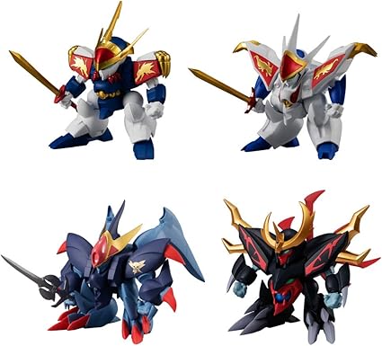 Bandai 万代魔神英雄传mashin Saga 魔神物语 02 6个装 食玩 口香糖 魔神英雄传华达 亚马逊中国 玩具