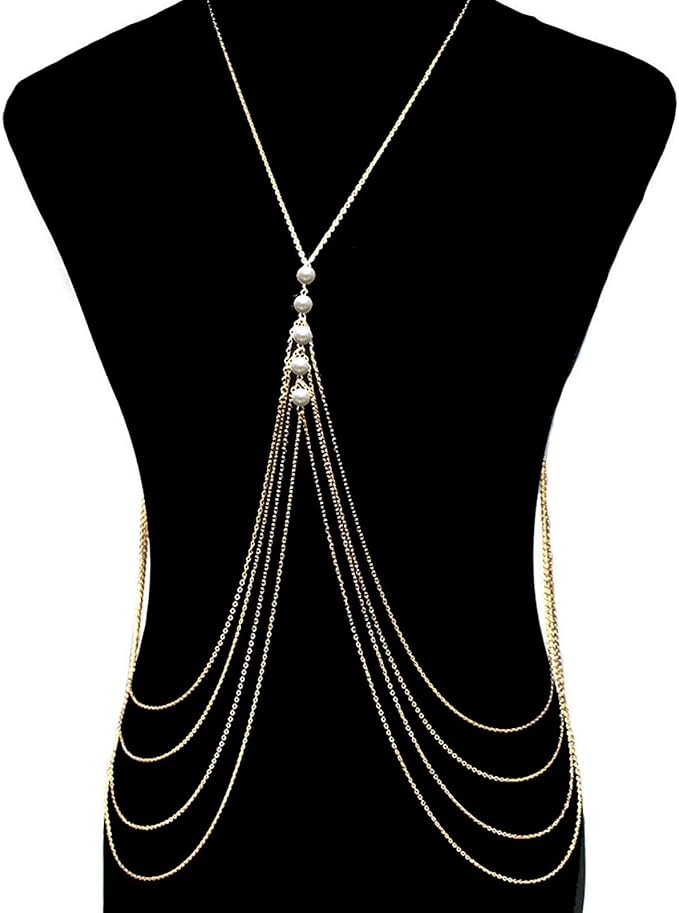 性感沙滩比基尼链夜总会文胸身体链夏季海滩身体首饰女士和女孩礼物