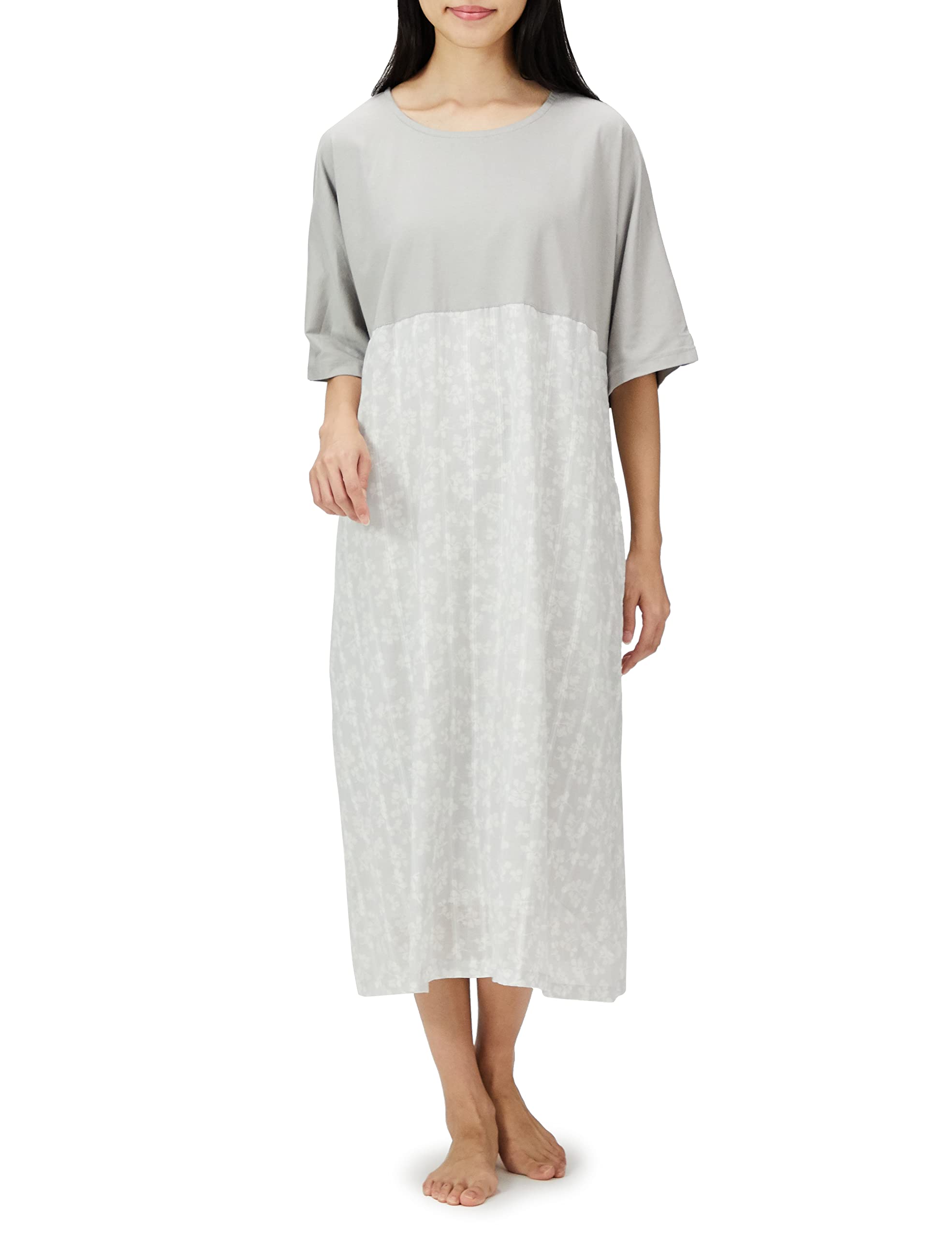 Pegasus Japan (Hyuma Nihon)] Home wear jacquard print dress LGY women M~L