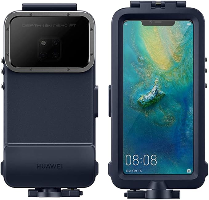 huawei 华为 浮潜盖 51992776 防水保护套适用于 mate 20 pro 深蓝色