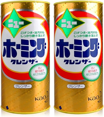 清仓特惠 强力去污 花王去污粉多功能清洁粉瓷器铁锅烧焦不锈钢油污400g 花王去污粉2瓶装 亚马逊中国 家居