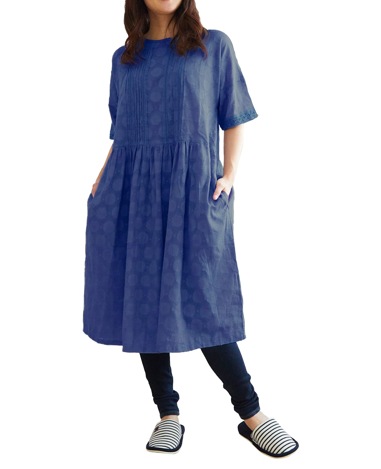 [Hyuma Nihon] Homewear jacquard lace dress for ladies