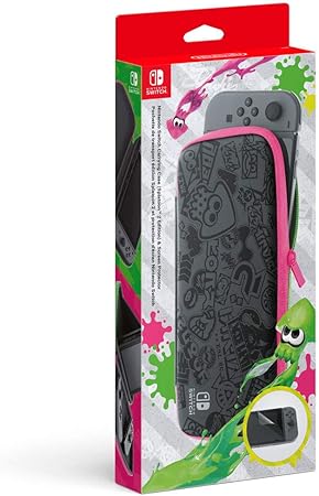 Nintendo 任天堂switch配件套装 便携包 屏幕保护 Splatoon 2版 玩具 亚马逊中国