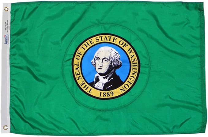 annin 华盛顿州国旗 多色 4 by 6 foot